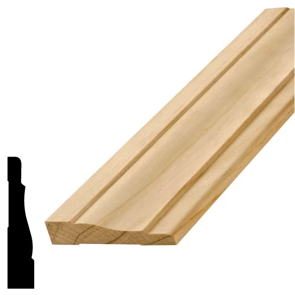 Full PC9554 wooden decorative moulding profile and drawing