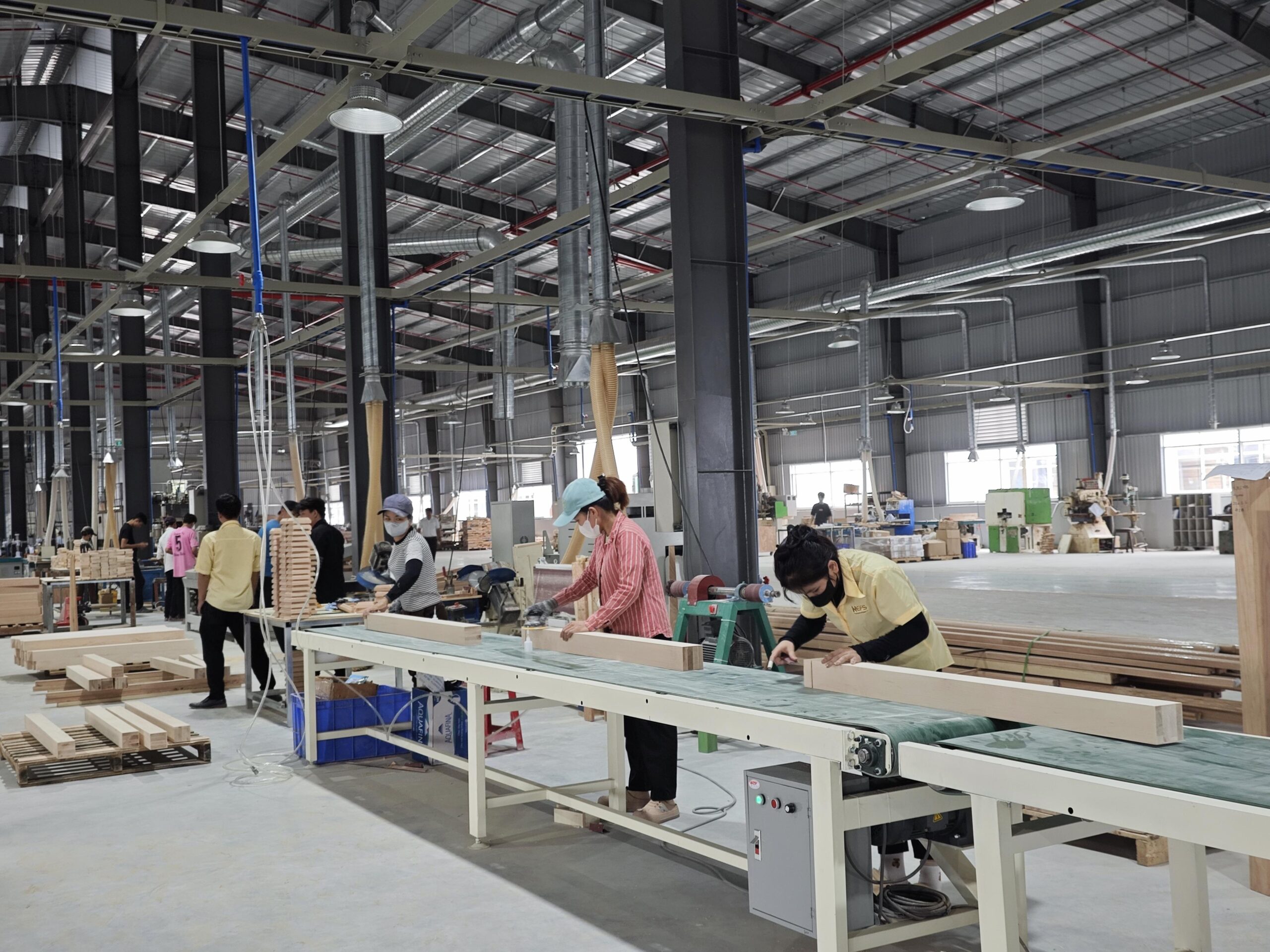 Woodworking factory in Vietnam